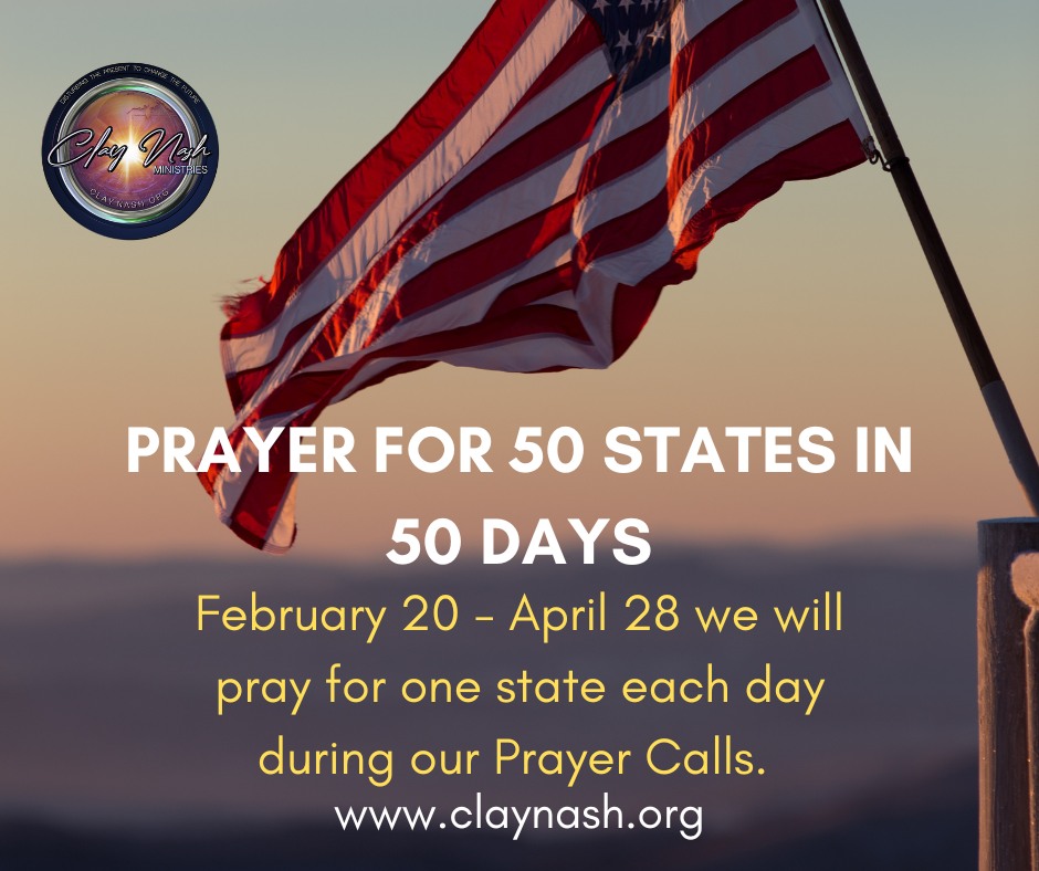 克萊．納什事工推出為美國50州禱告活動。（圖／FB@Clay Nash Ministries）